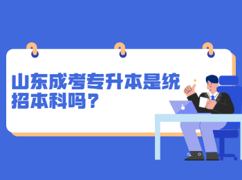 山東成考專升本是統招本科嗎?