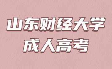 2024年山東財經大學成人高考有幾次報名機會?